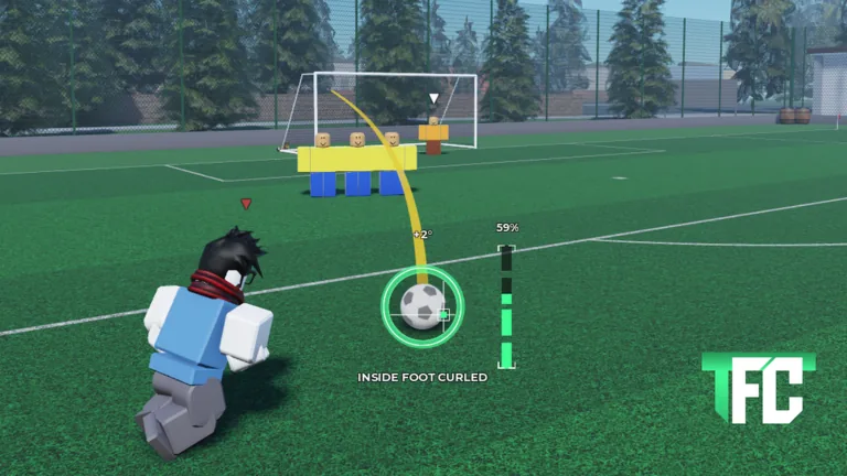 TFC's shot display with curve and power information